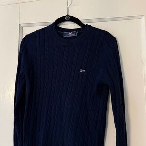 Vineyard Vines Boys Deep Blue Crewneck Sweater